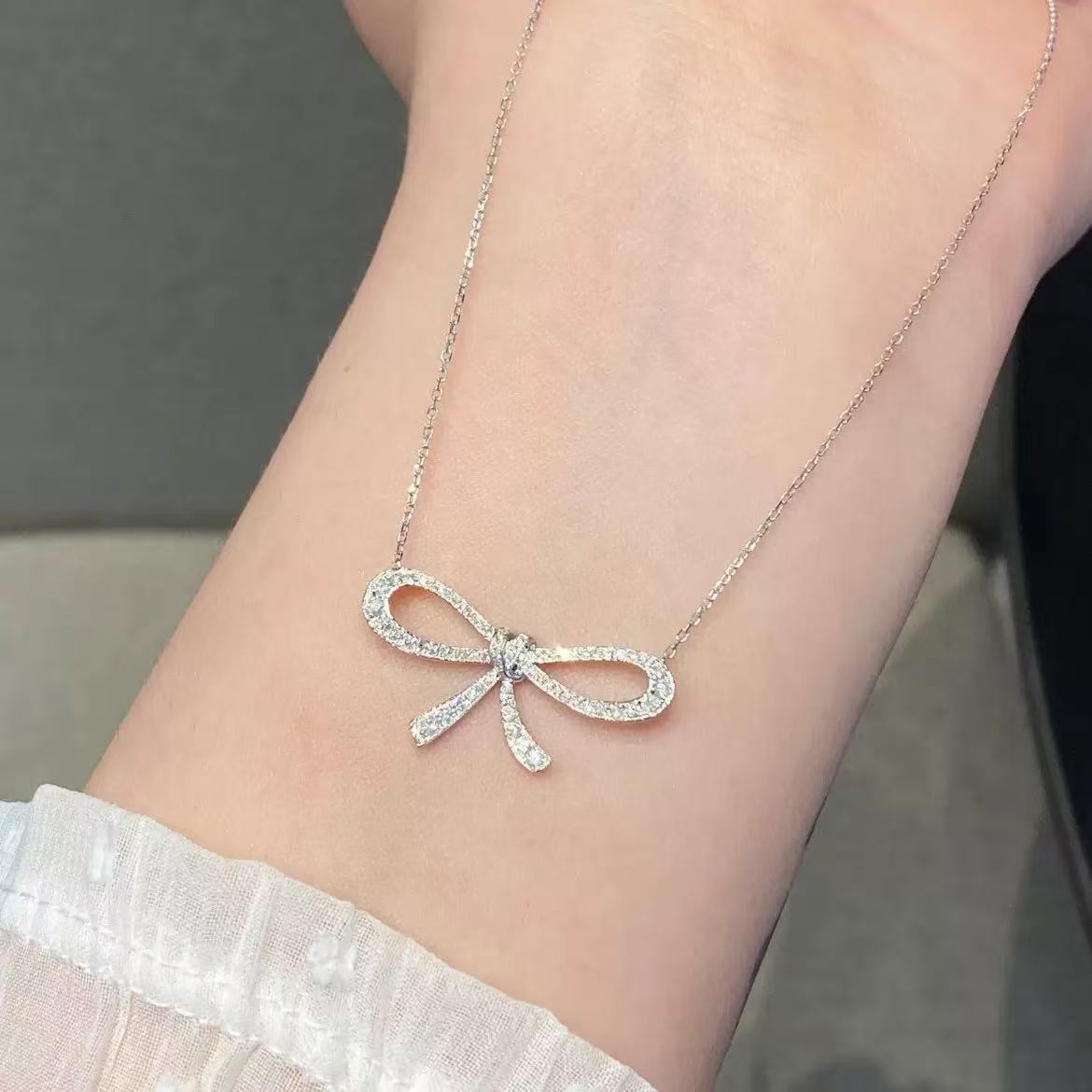 Bow Ribbon Necklace