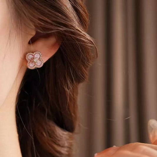 Pink Clove Earrings