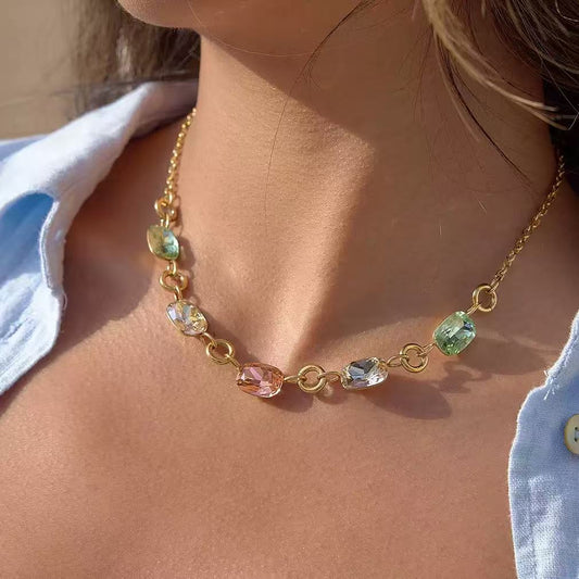 Color Gem Necklace