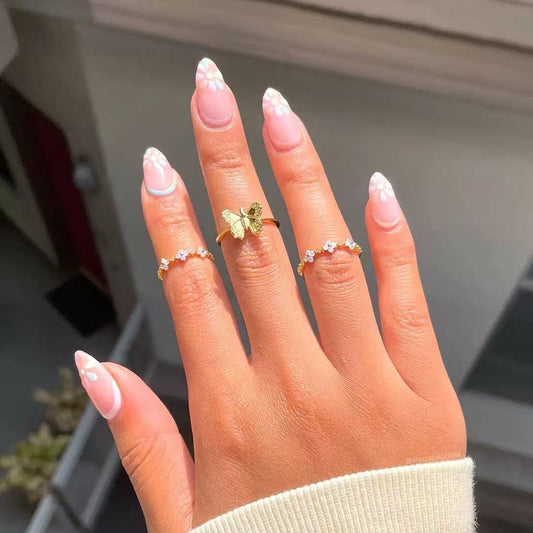 Blue Flower Ring
