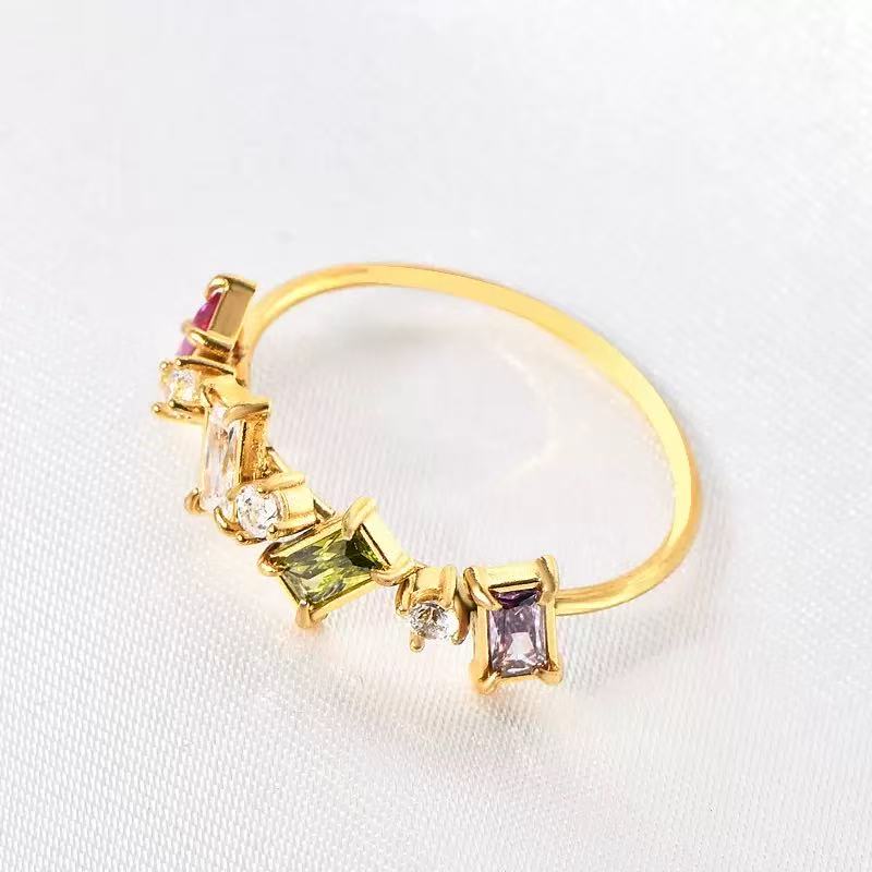 Cluster Gemstone Ring