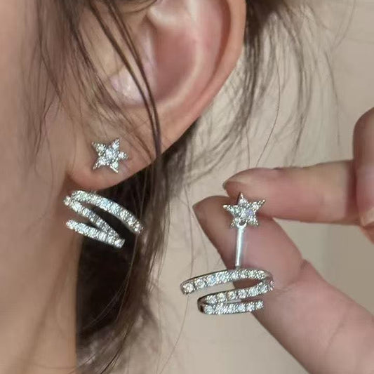 Star & Ribbon Eariing