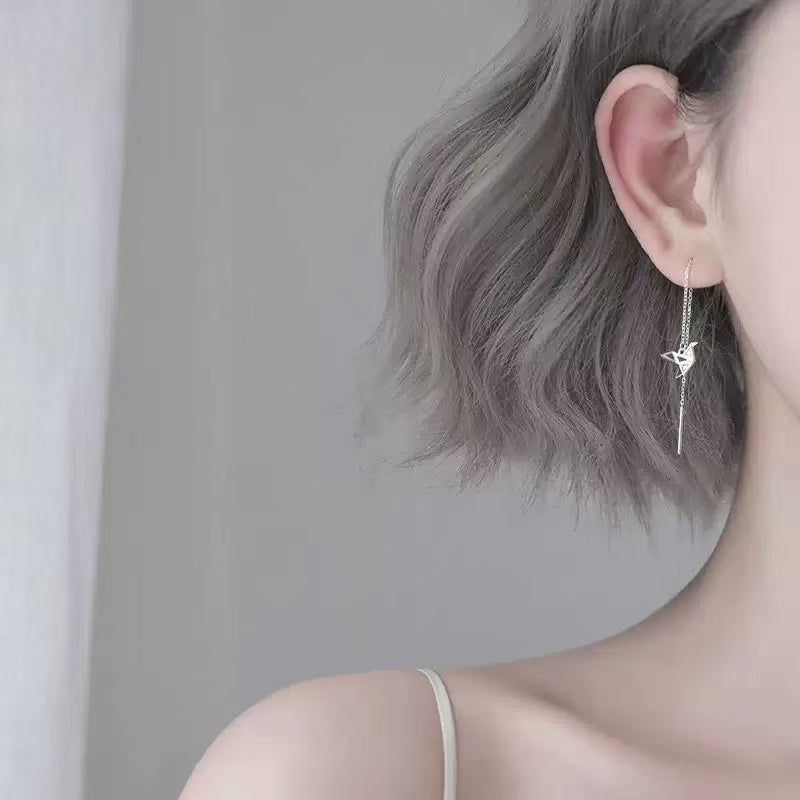 Origami Threader Earrings