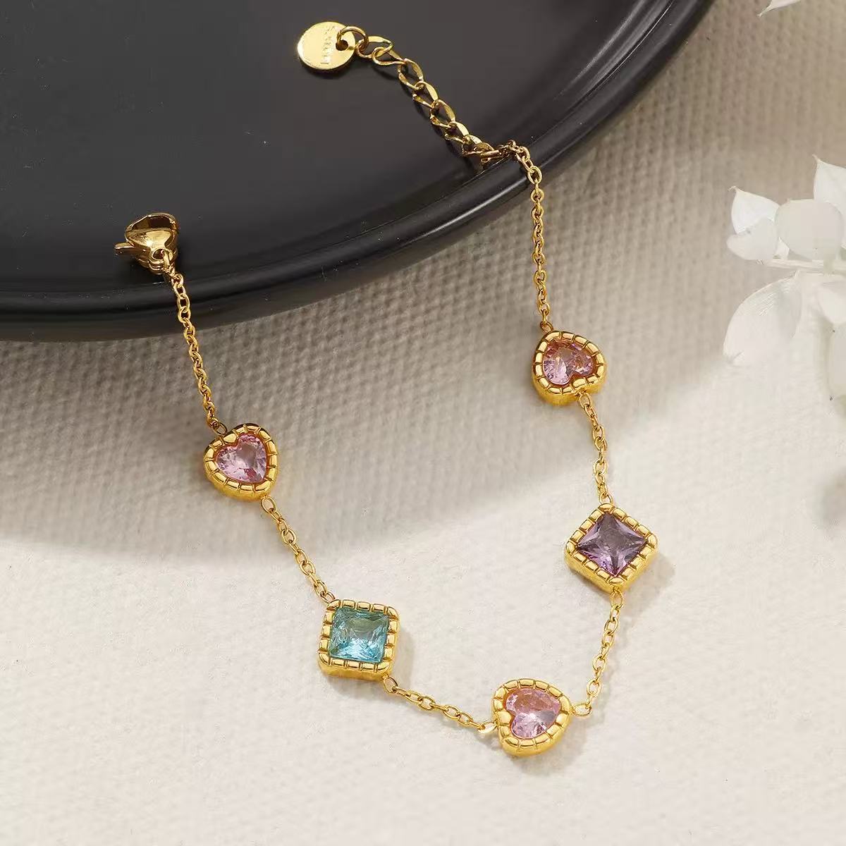 Colorful Zircon Bracelet