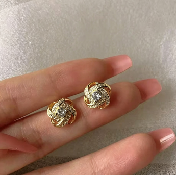 Whirlwind Love Knot Earrings