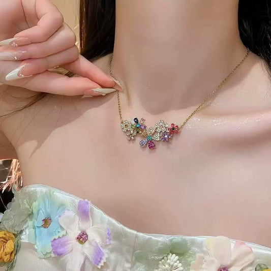 Colorful Daisy Necklace