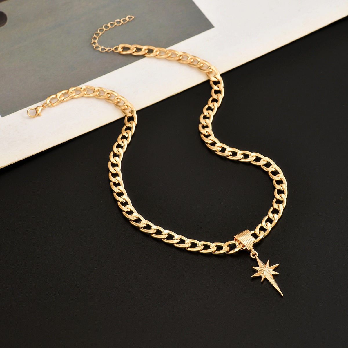 Edgy Star Necklace