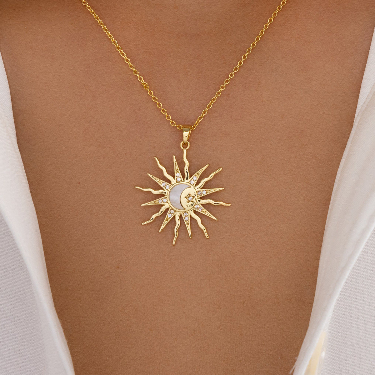 Celestial Sunbeam Necklace