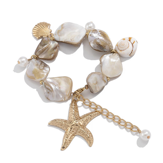 Ocean Seashell & star Necklace