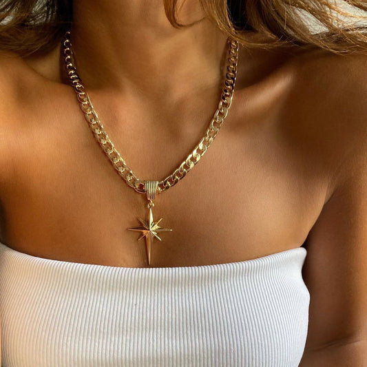 Edgy Star Necklace