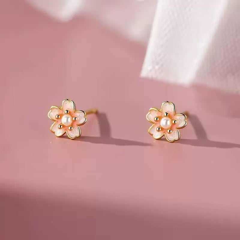 Sakura Flower Earrings