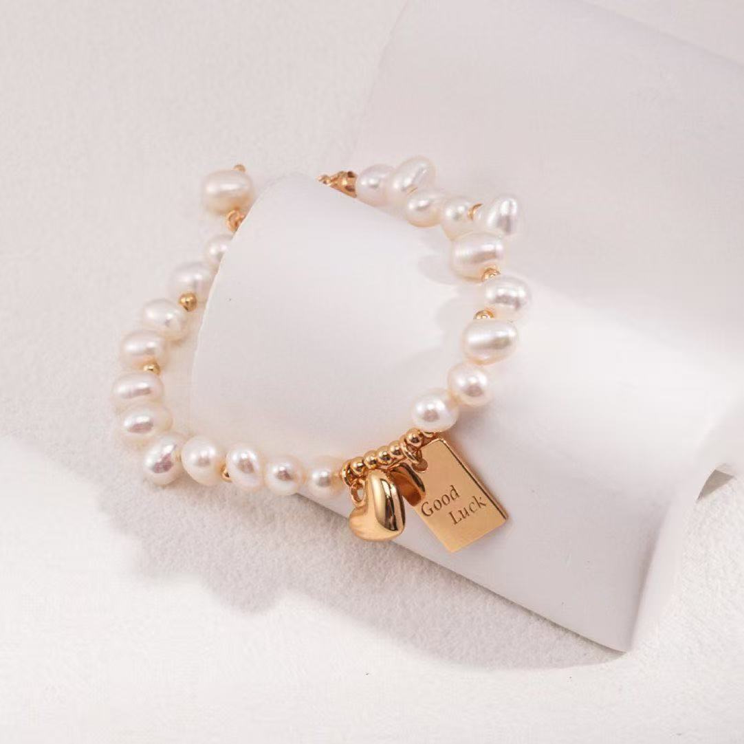 Peal Heart Bracelet