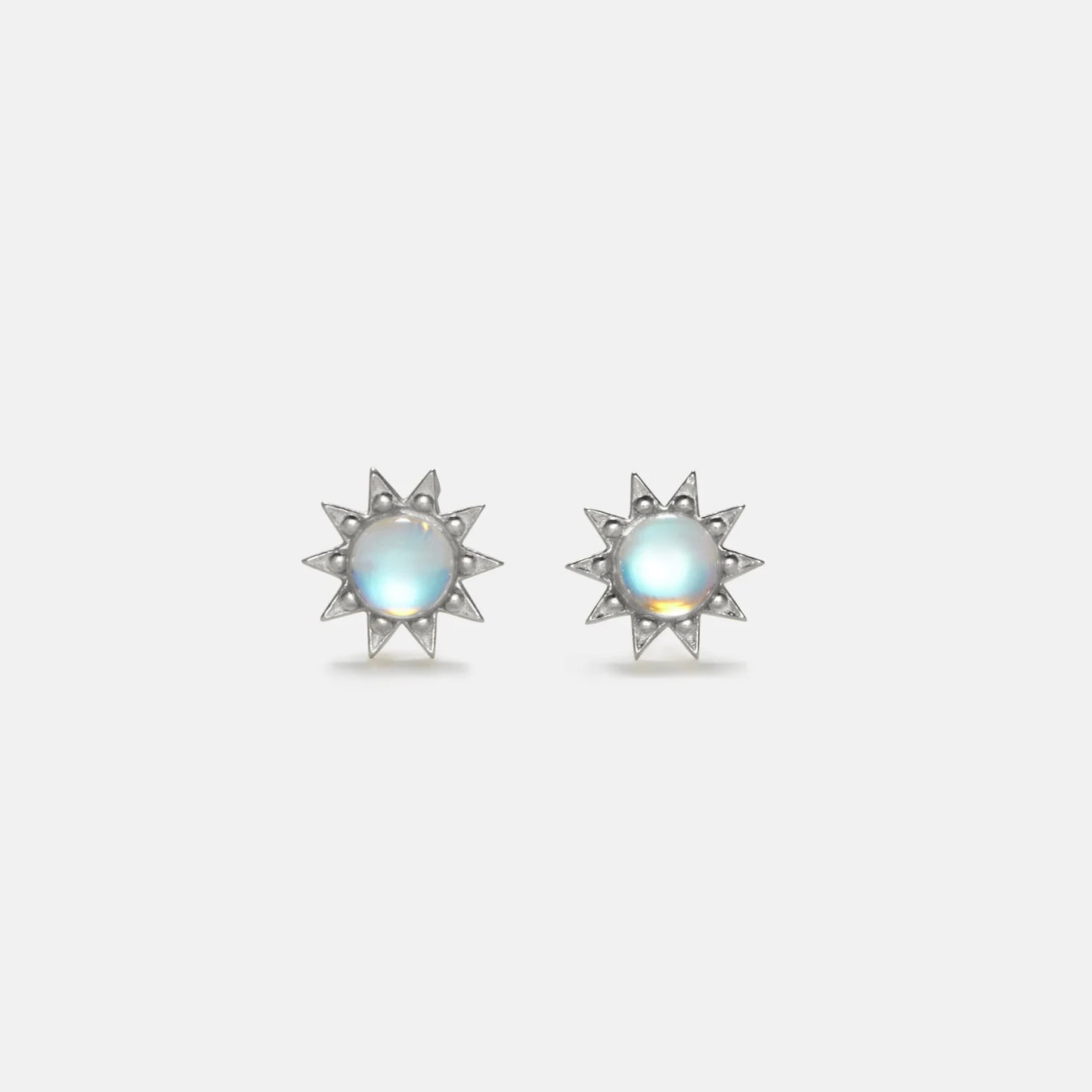 Moonstone Stud Earrings