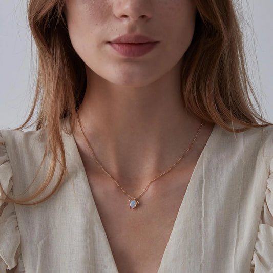 Opal Sea Turtle Beach Necklace