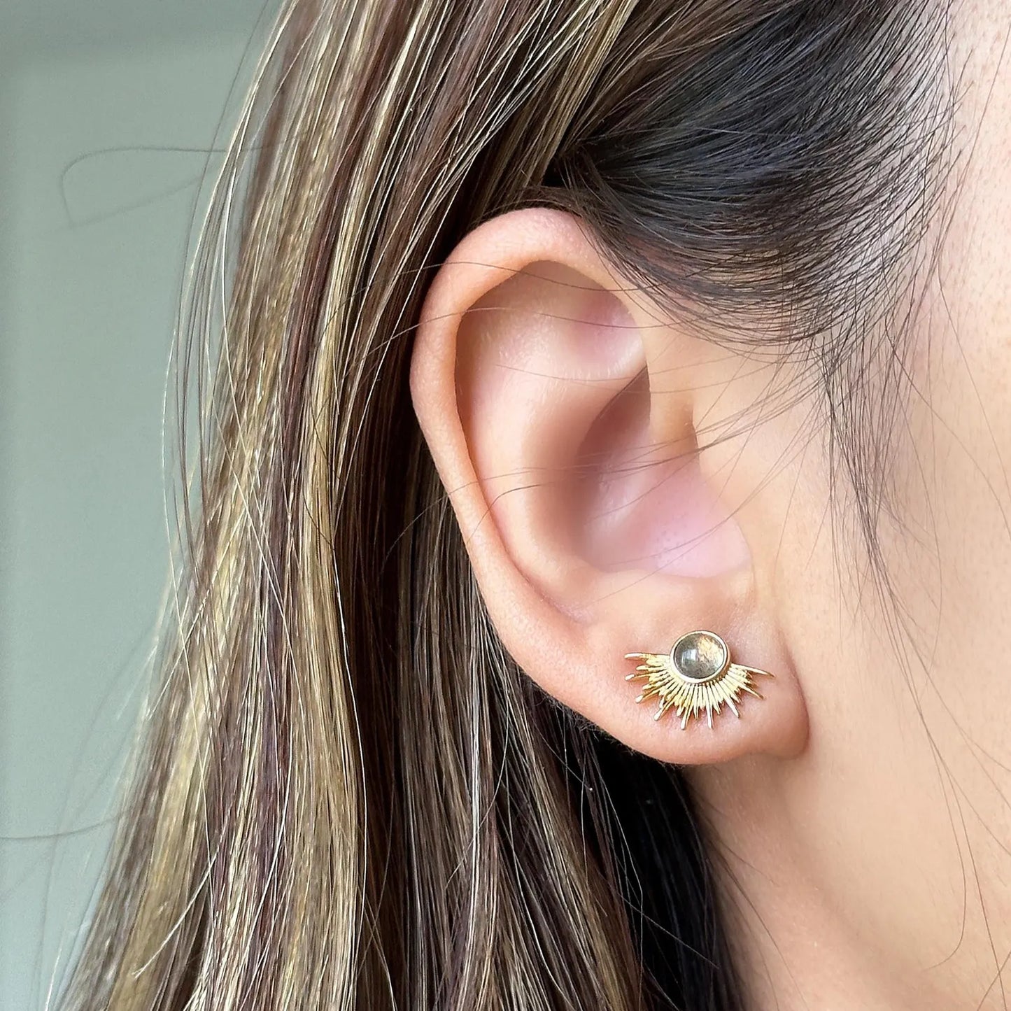 Sunburst Stud Earrings