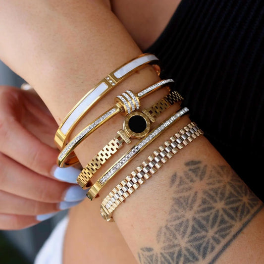 Signature Medallion Bangle