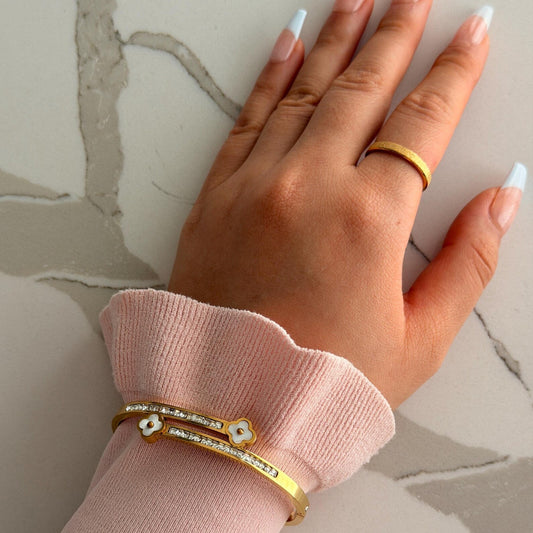 Classic clover Cuff Bangle