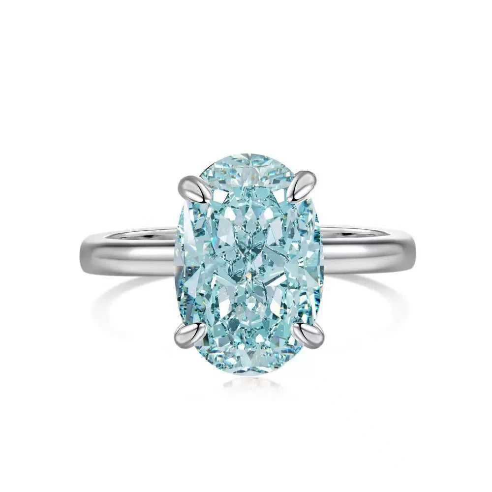 3.5 Carat Ice Cut Zircon Ring