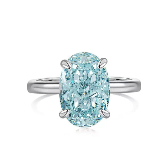 3.5 Carat Ice Cut Zircon Ring