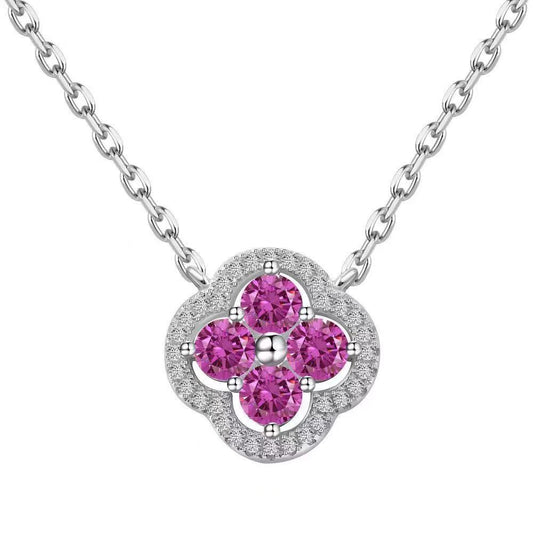 Boutique Silver Clover Pendant
