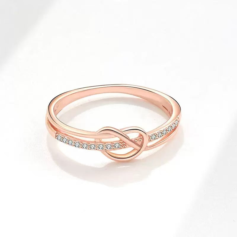 Heart Knot Stacking Ring
