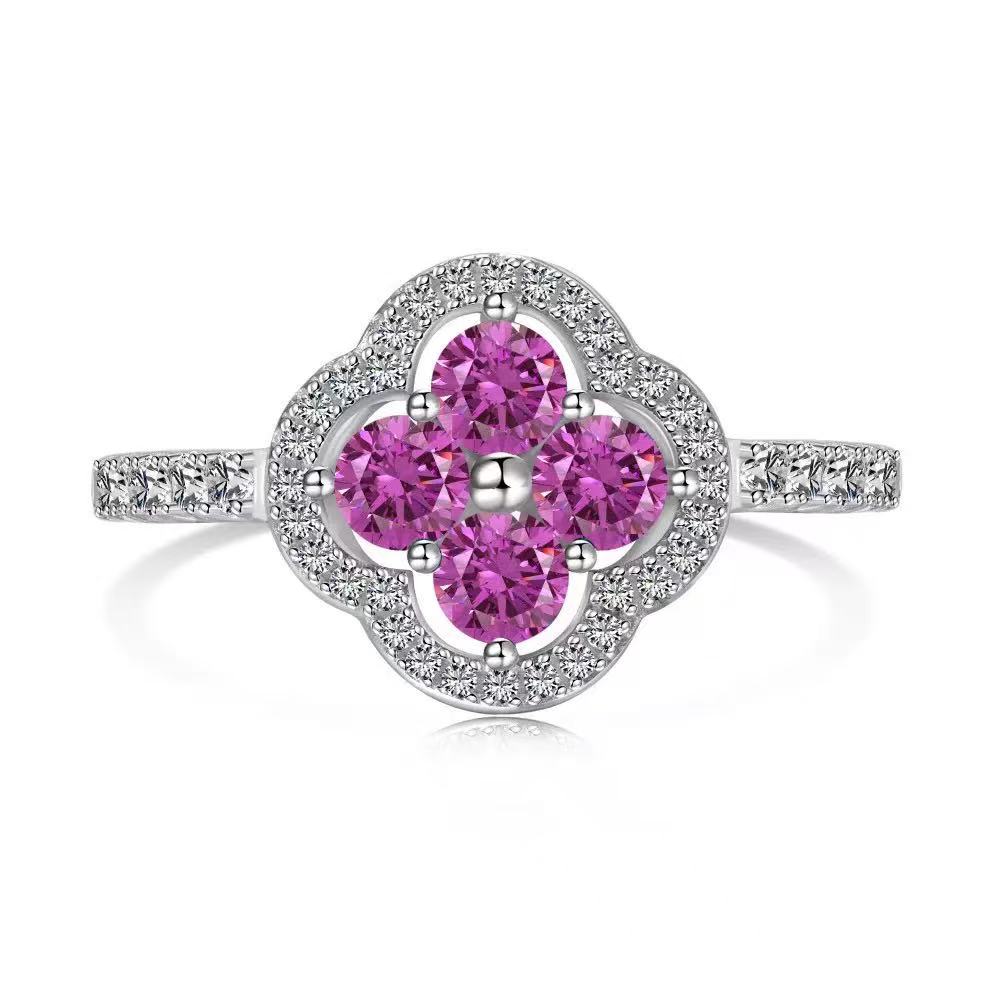 Floral Halo Statement Ring
