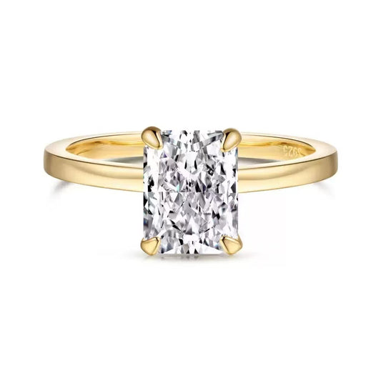 Frozen Brick Silver Ring
