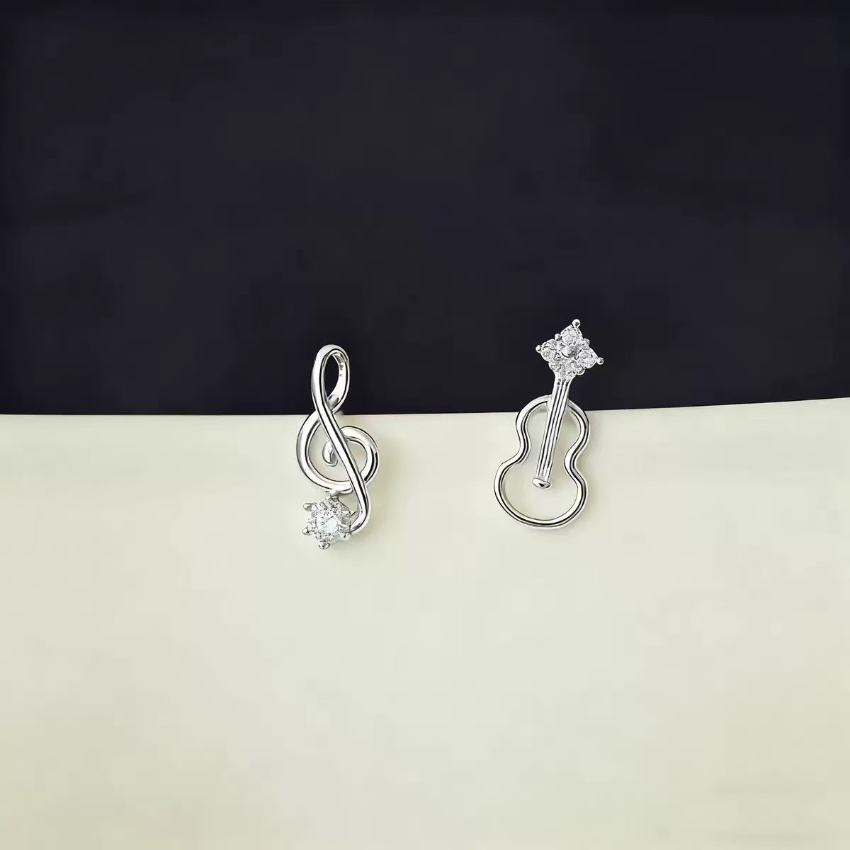 Violin Stud Earrings