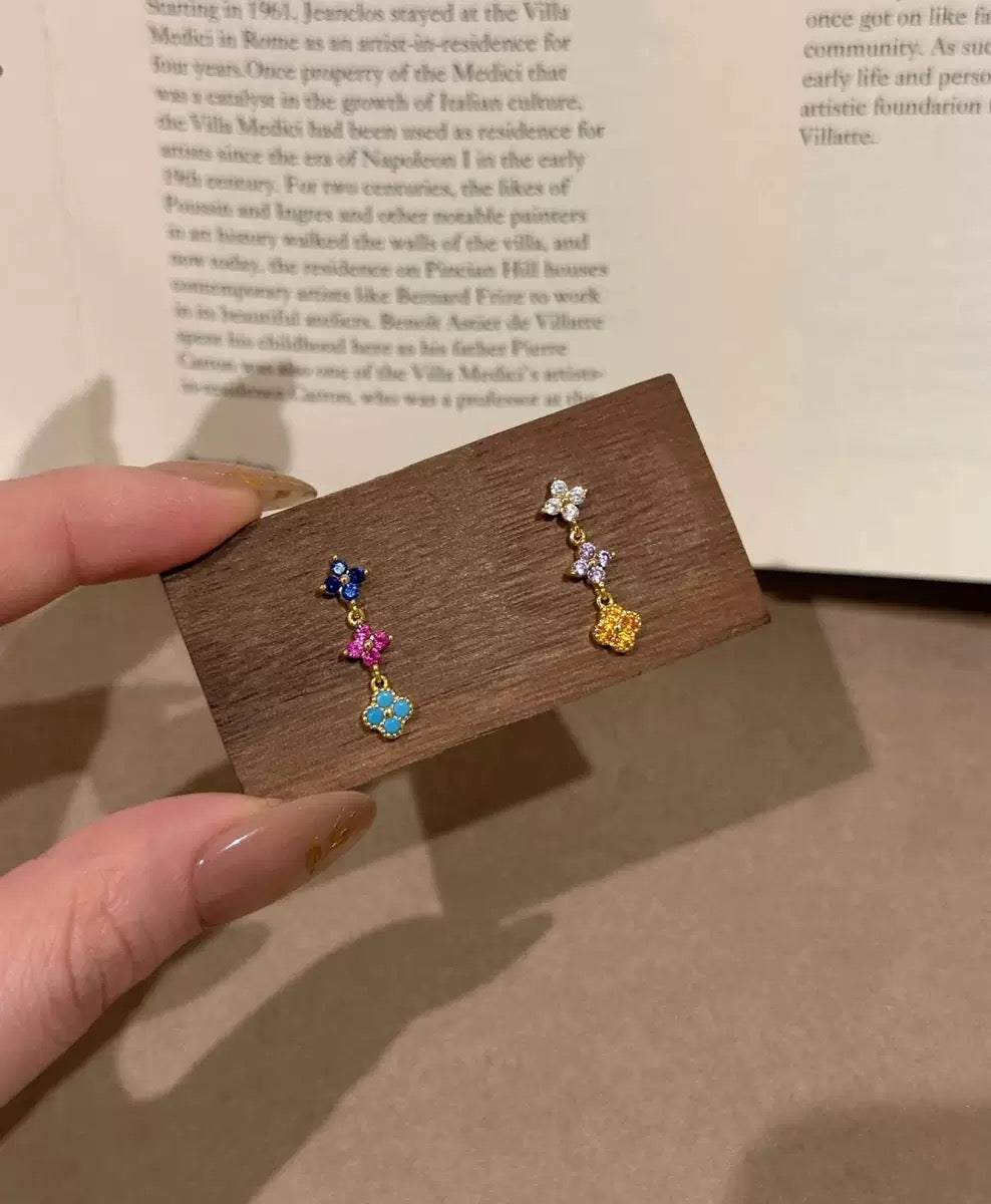 Colorful Clover Jewelry Set