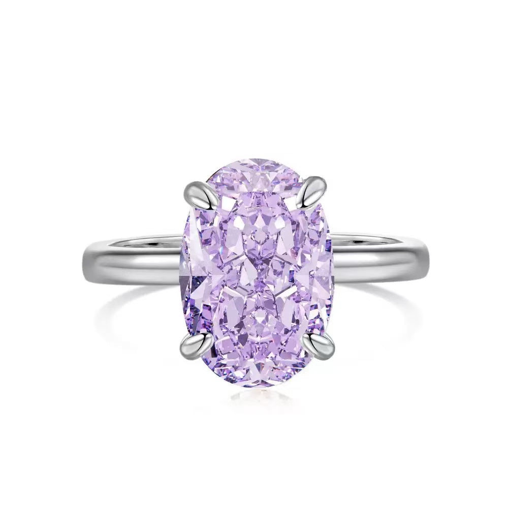 3.5 Carat Ice Cut Zircon Ring