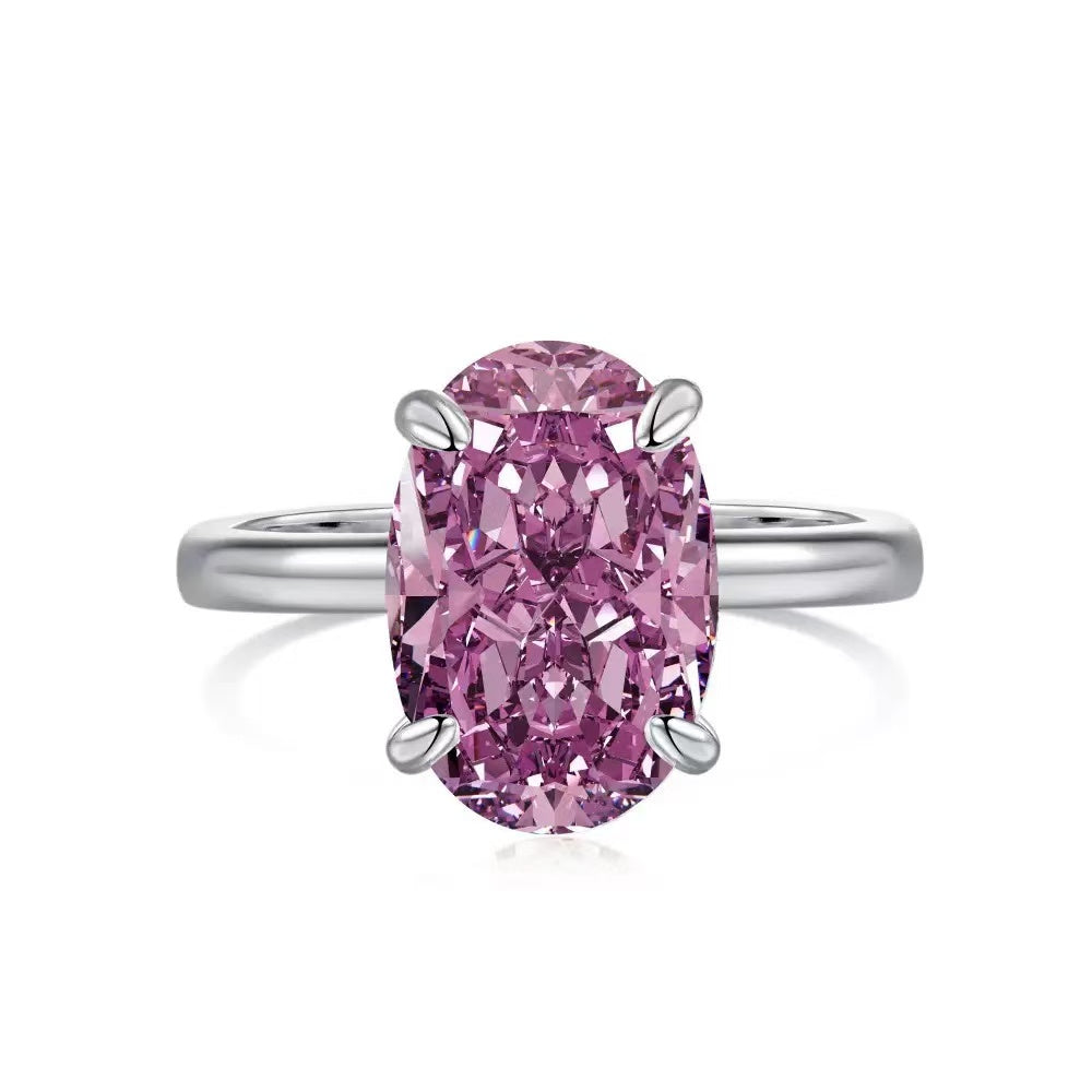 3.5 Carat Ice Cut Zircon Ring