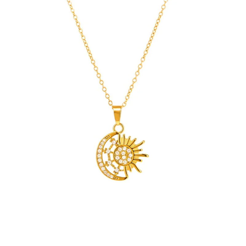 Sun Moon & Star Necklace