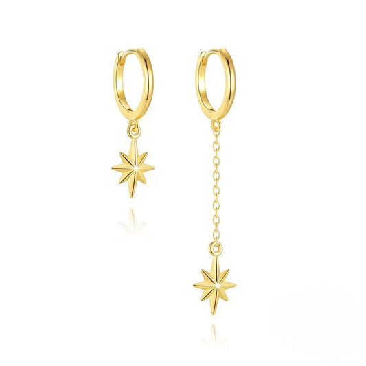 Starburst Huggie  Earrings