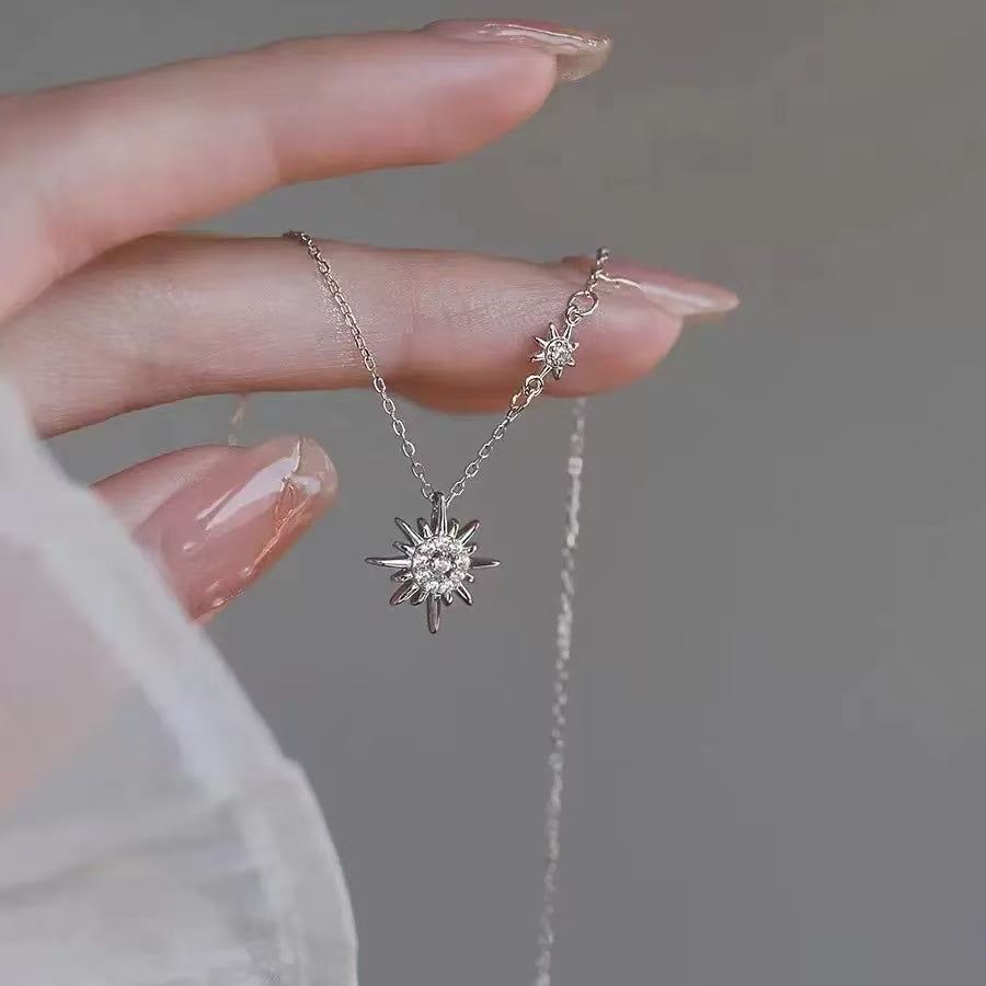 Dainty Sunburst Pendant