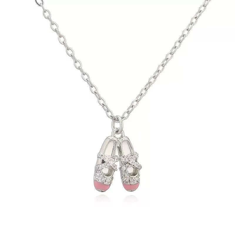 Pink Ballet Mini Necklace