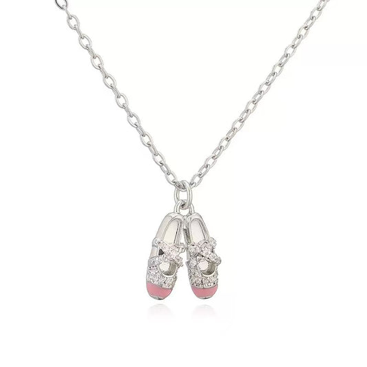 Pink Ballet Mini Necklace