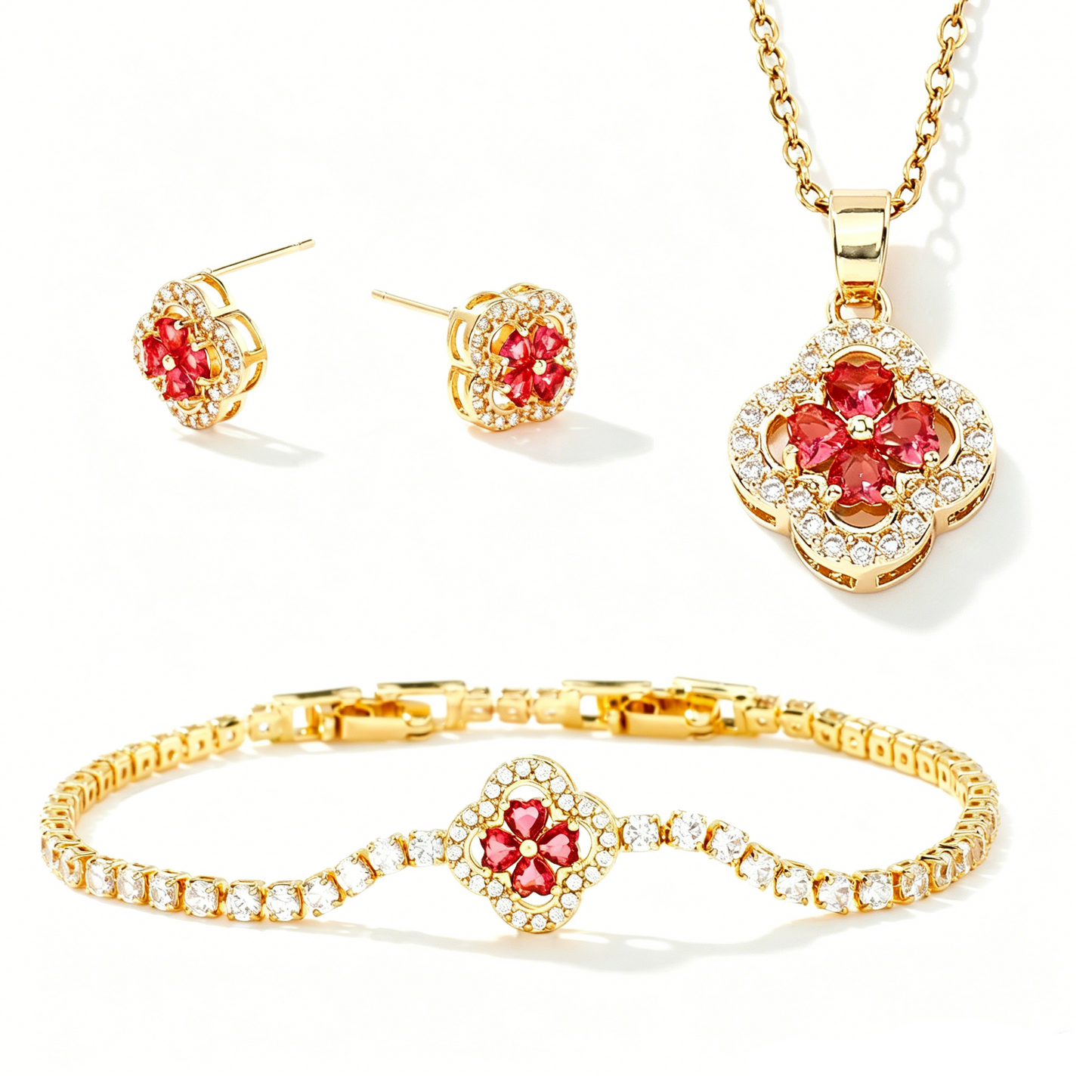 Soft Luck Clover Set