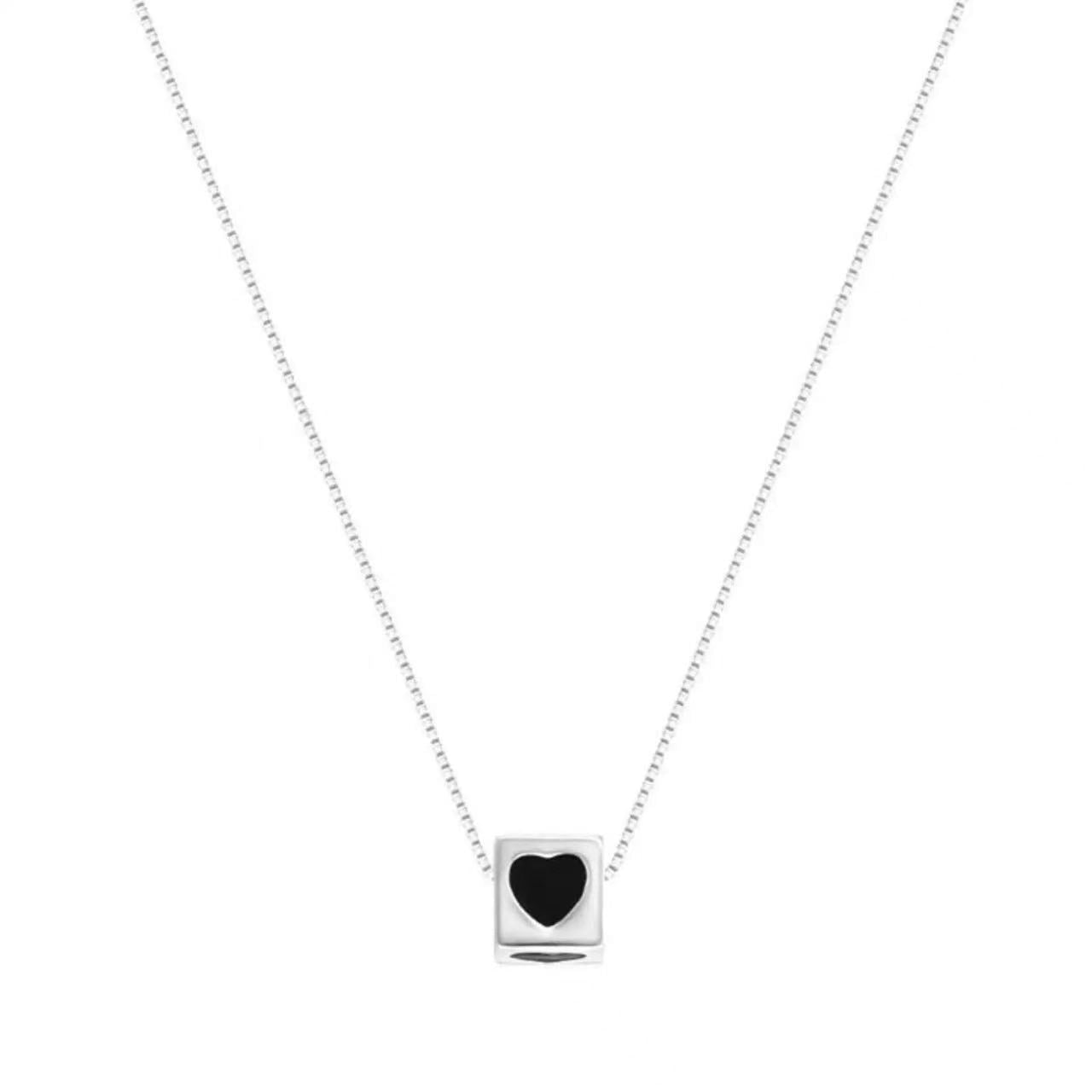 Black Heart Necklace