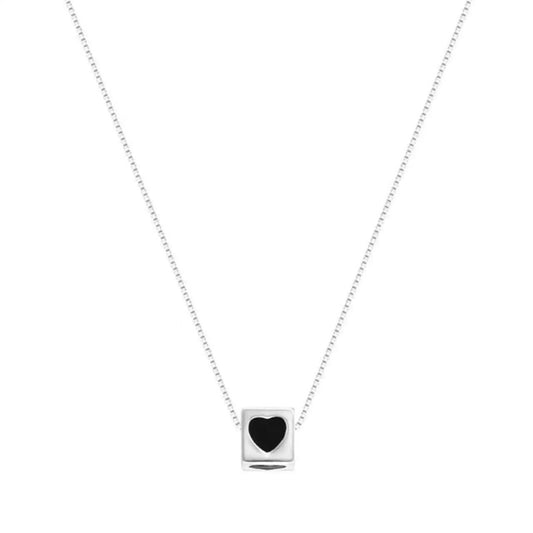 Black Heart Necklace