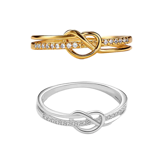 Heart Knot Stacking Ring