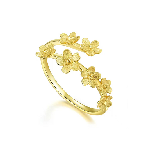 Cherry Blossom Bypass Ring