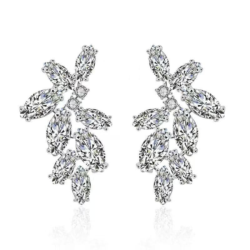 Stud Leaf Earrings