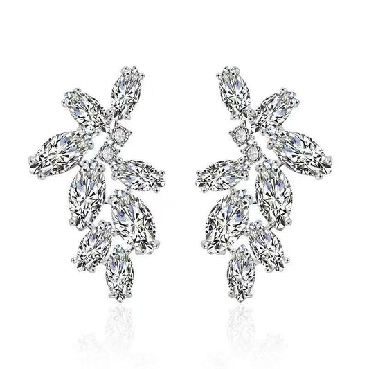 Stud Leaf Earrings