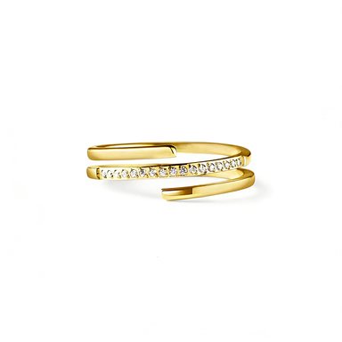 Three Row Stacking Band Ring
