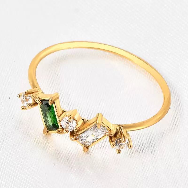 Cluster Gemstone Ring
