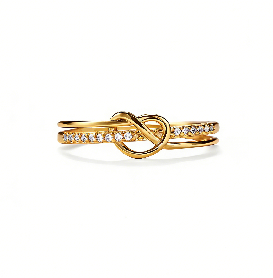 Heart Knot Stacking Ring