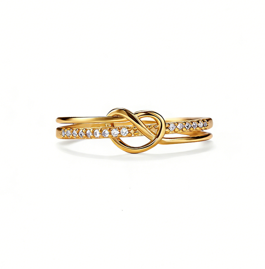 Heart Knot Stacking Ring