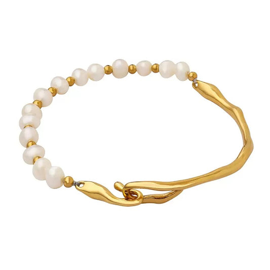 Baroque Pearl Bangle