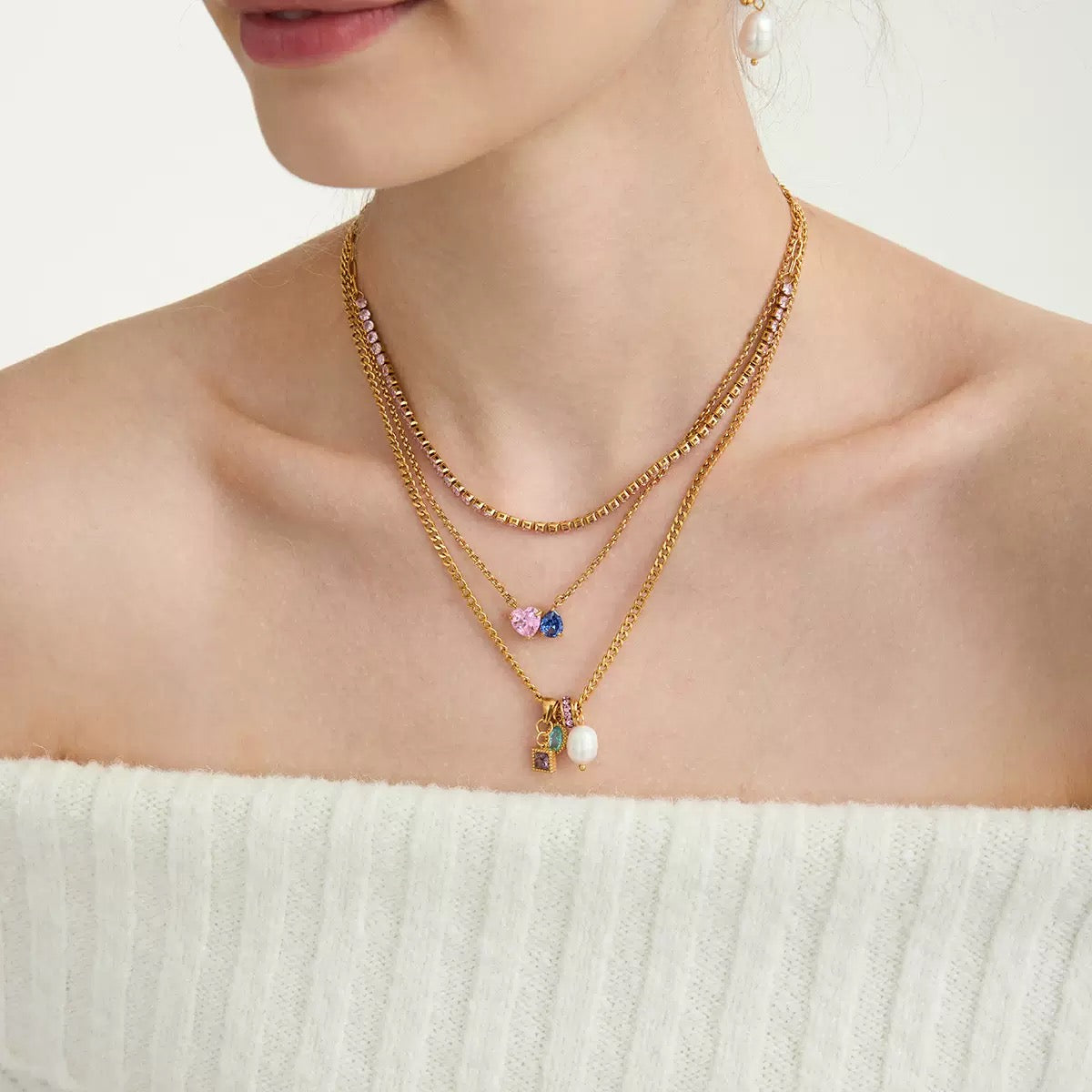 Jolie Charms Necklace