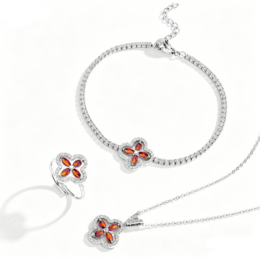 Zircon Clover Glow Set
